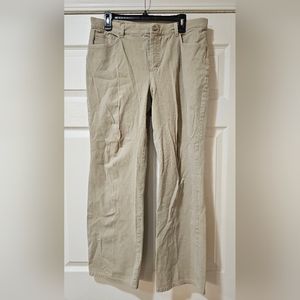 Women's Size 16 CHAPS Beige Pants Trousers
